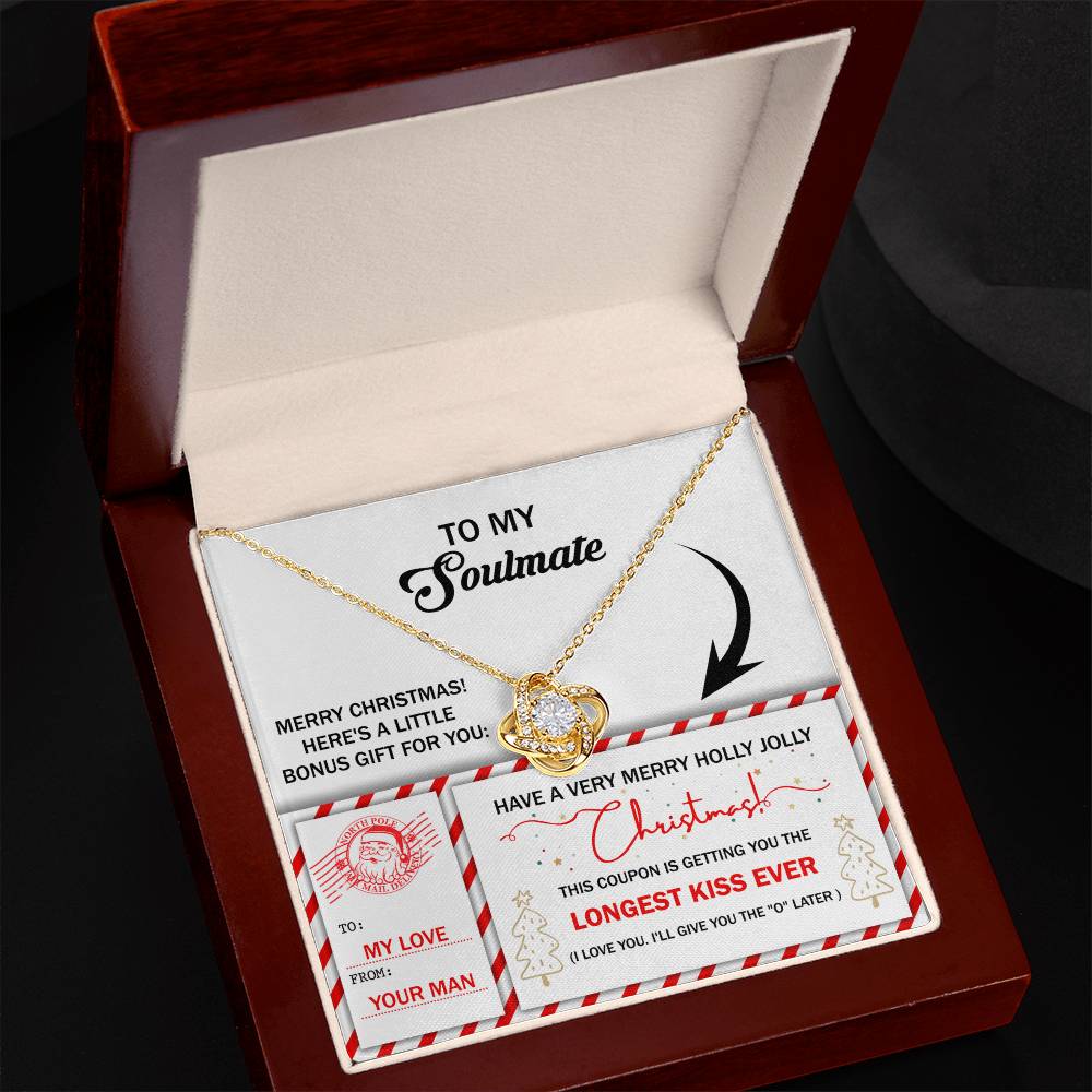 Christmas Coupon - Love Knot Necklace For Soulmate For Christmas