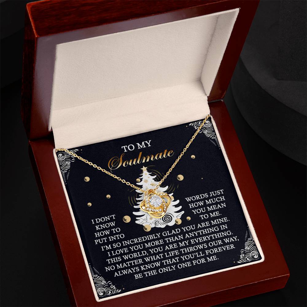 One For Me - Love Knot Necklace For Soulmate For Christmas