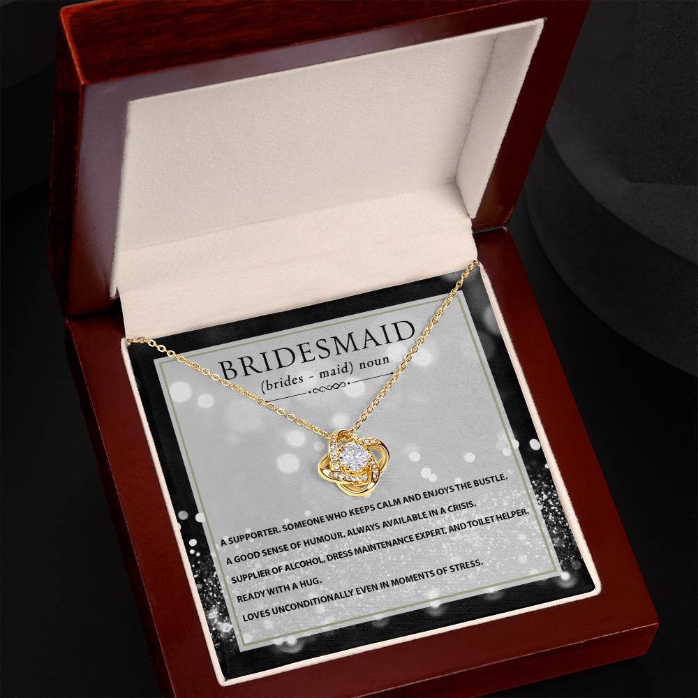 My Bridesmaid - Love Knot Necklace For Bridesmaid