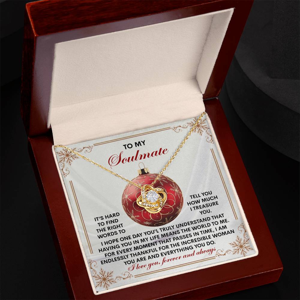 Incredible Woman - Love Knot Necklace For Soulmate For Christmas