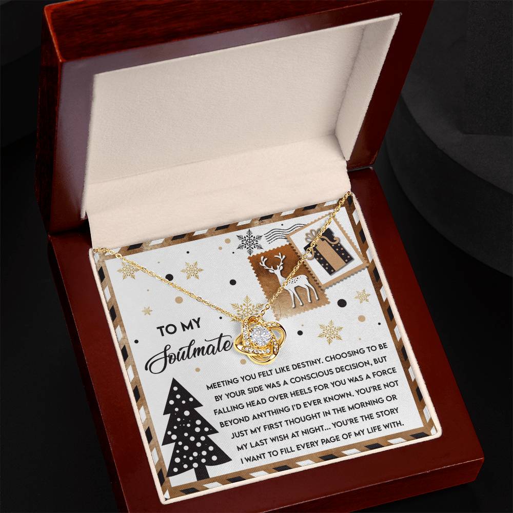 Like Destiny - Love Knot Necklace For Soulmate For Christmas