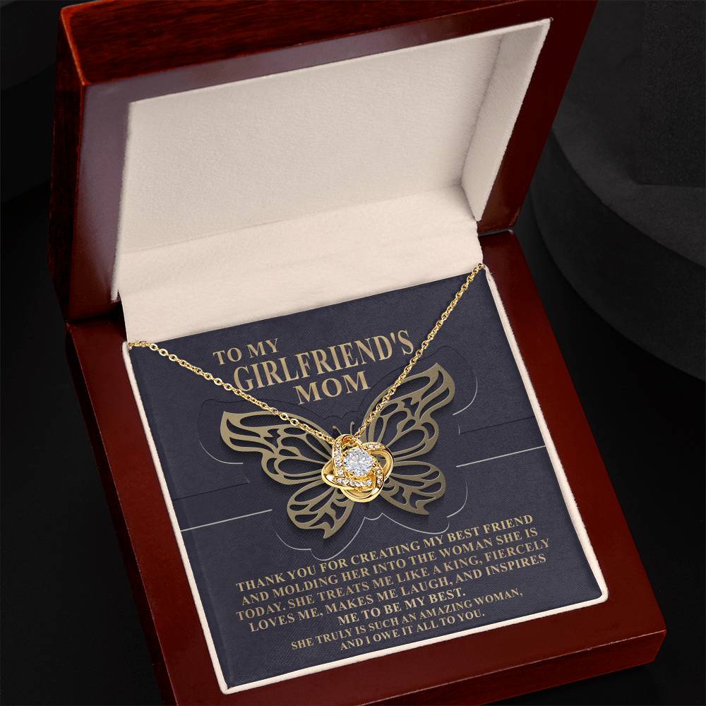 To Be My Best - Love Knot Necklace For Girlfriend's Mom