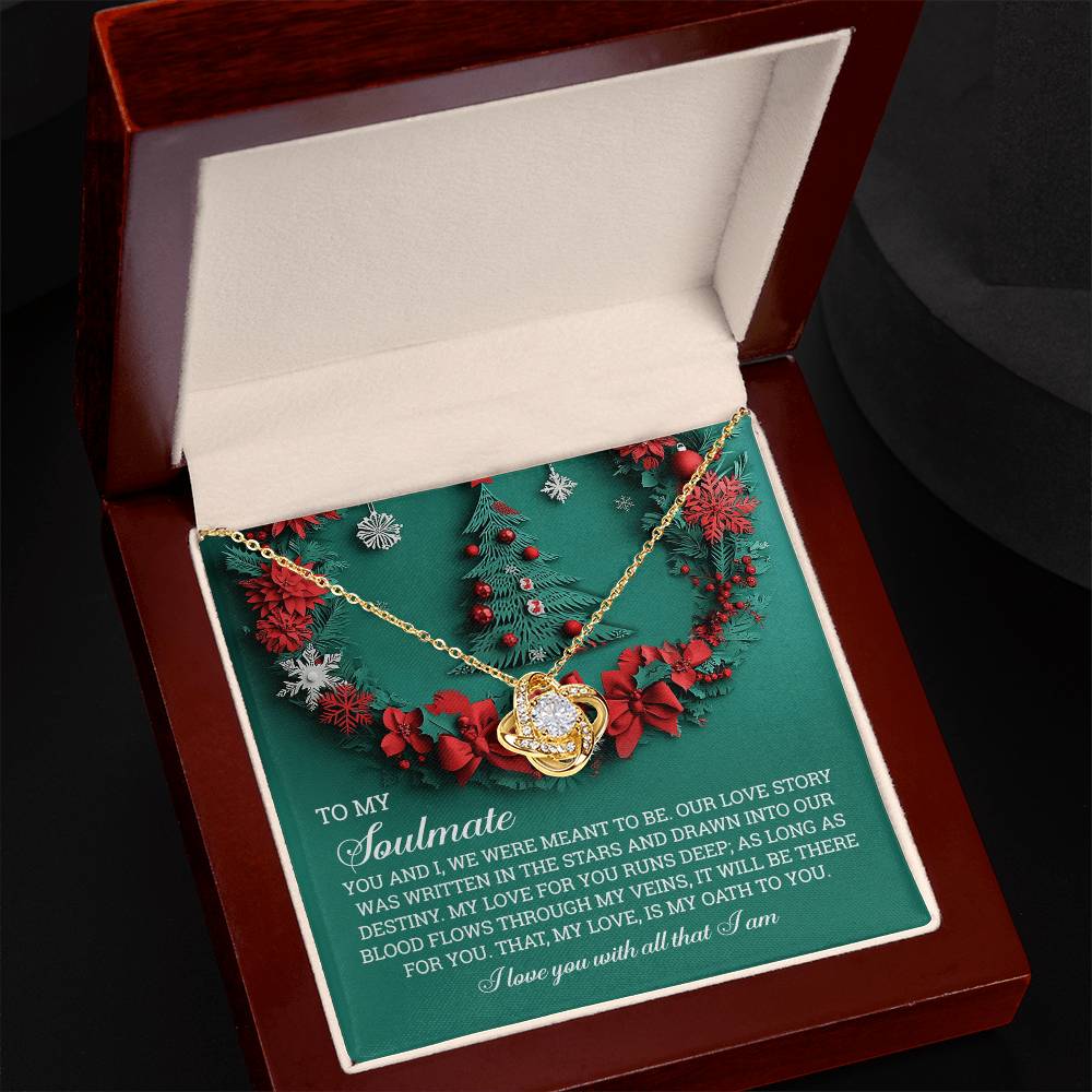 Love Story - Love Knot Necklace For Soulmate For Christmas