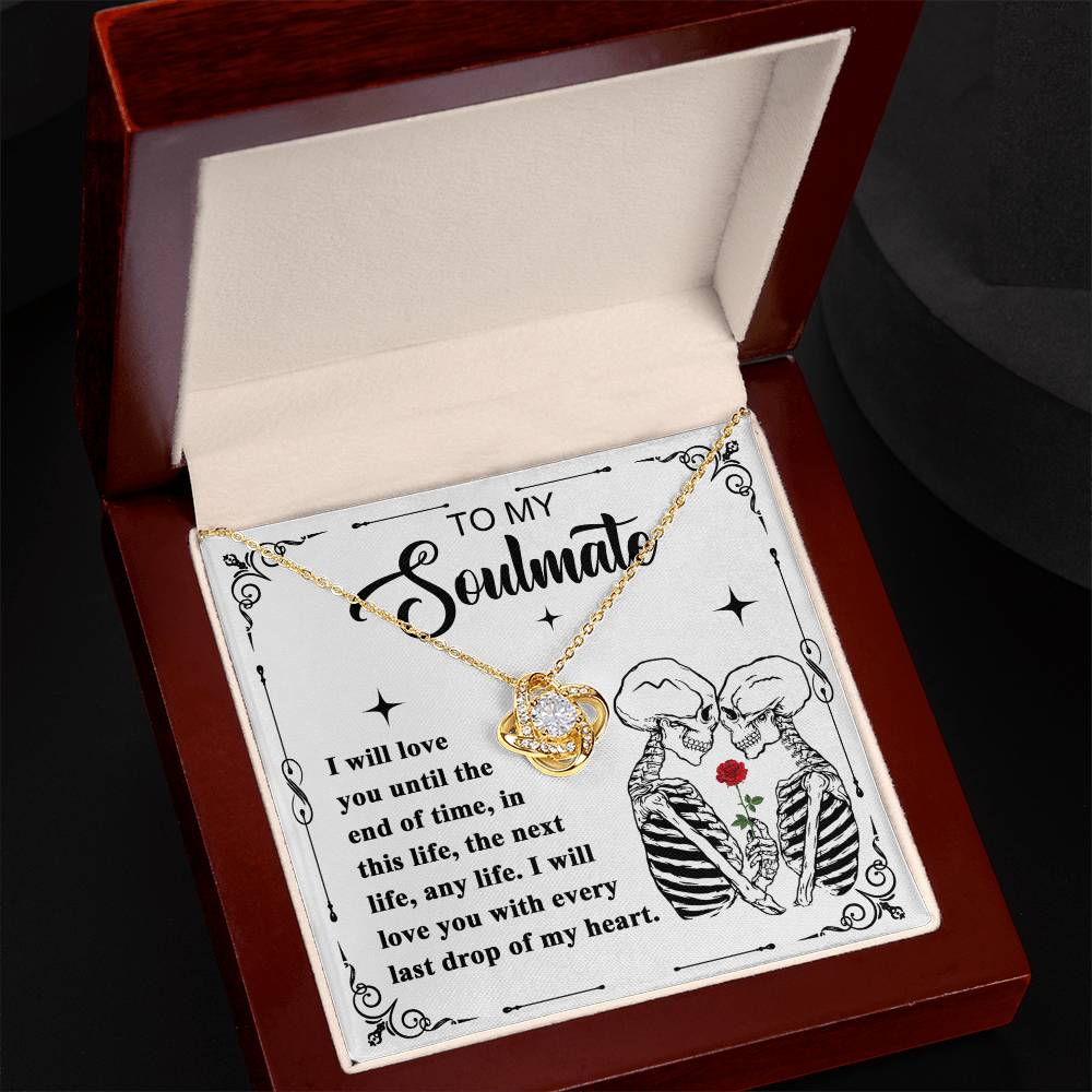 Until The End Of Time - Love Knot Halloween Necklace