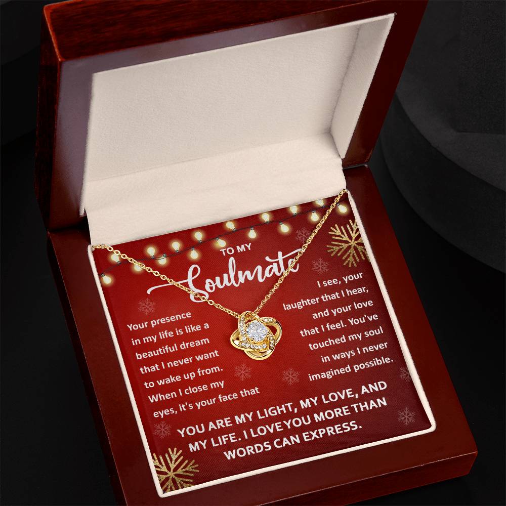 Beautiful Dream - Love Knot Necklace For Soulmate For Christmas