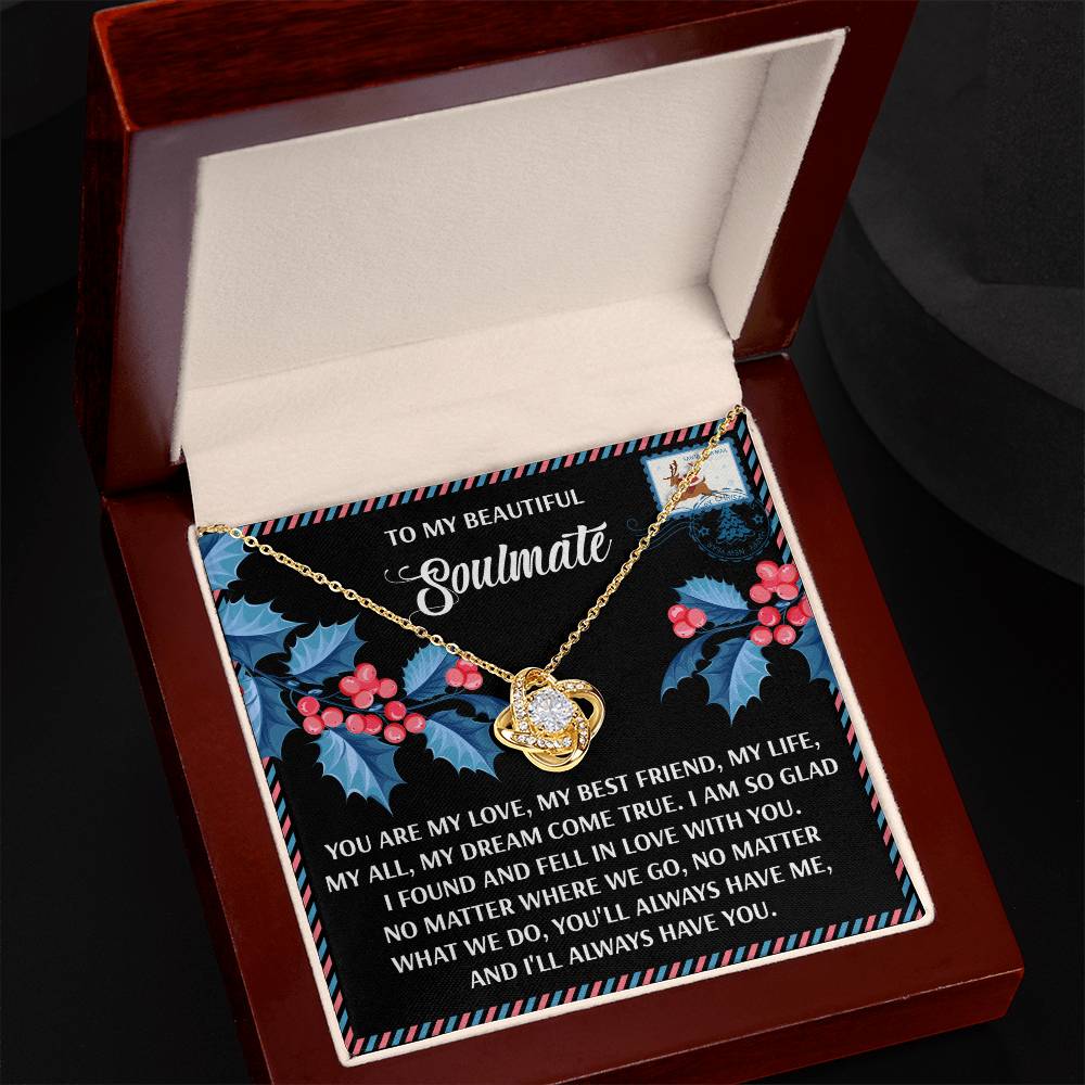 My Dream Come True - Love Knot Necklace For Soulmate For Christmas