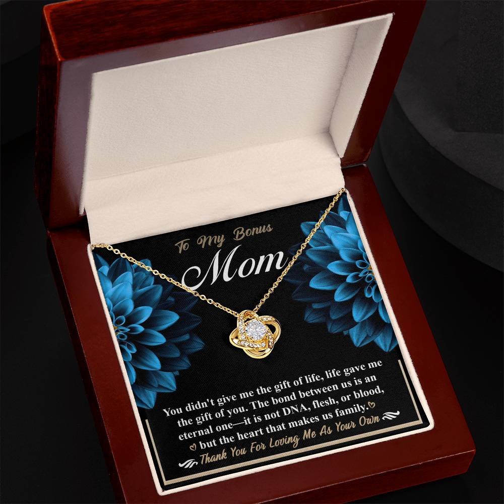 Gift Of You - Love Knot Necklace For Bonus Mom