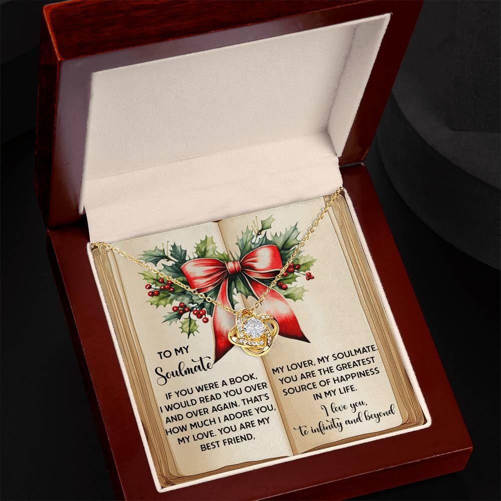 Over Again - Love Knot Necklace For Soulmate For Christmas