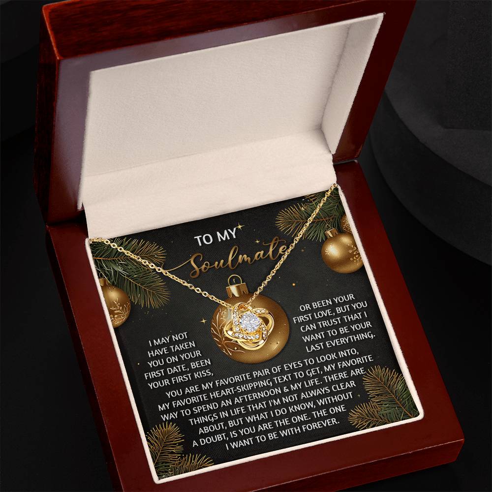 Without A Doubt - Love Knot Necklace For Soulmate For Christmas