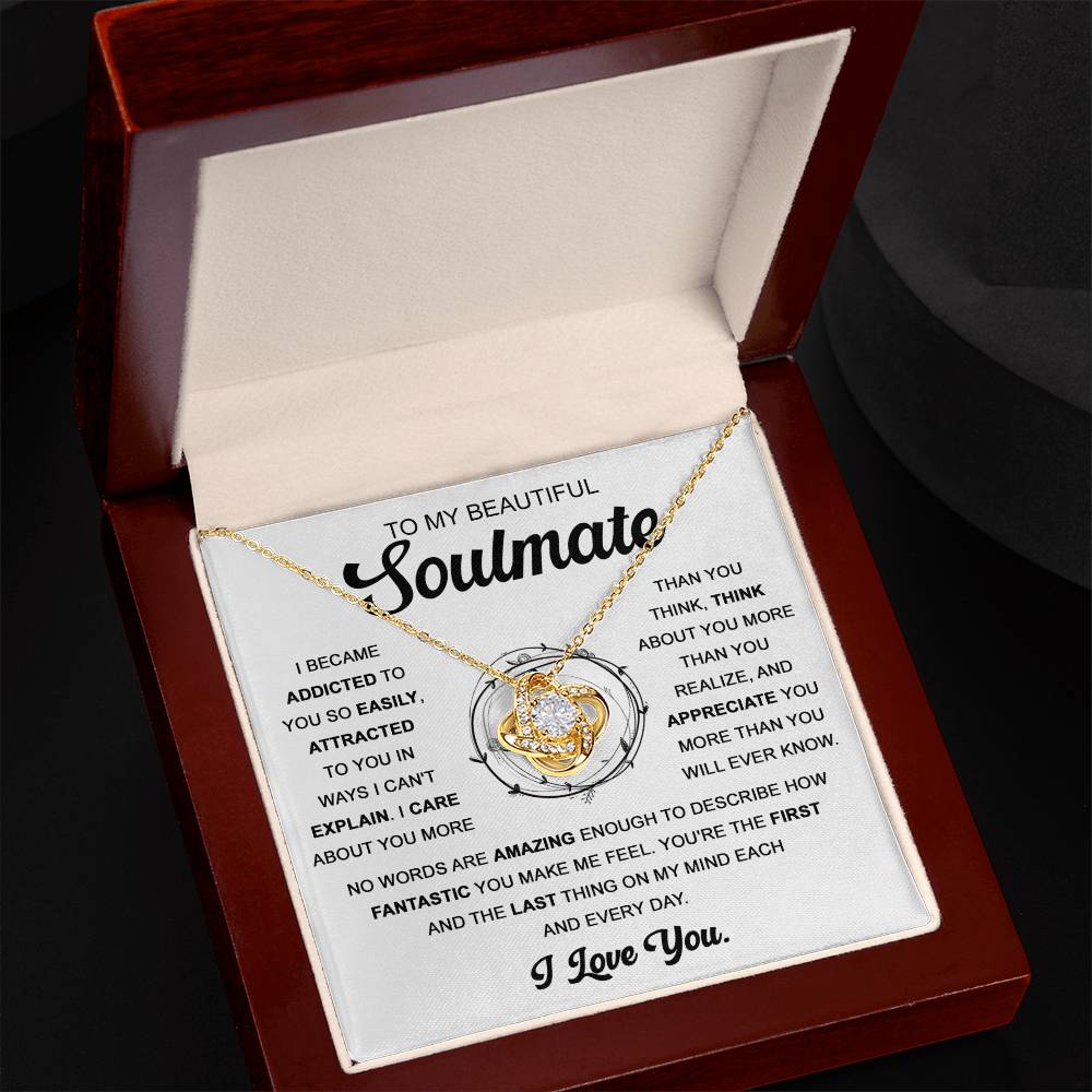 Addicted To You - Love Knot Necklace For Soulmate