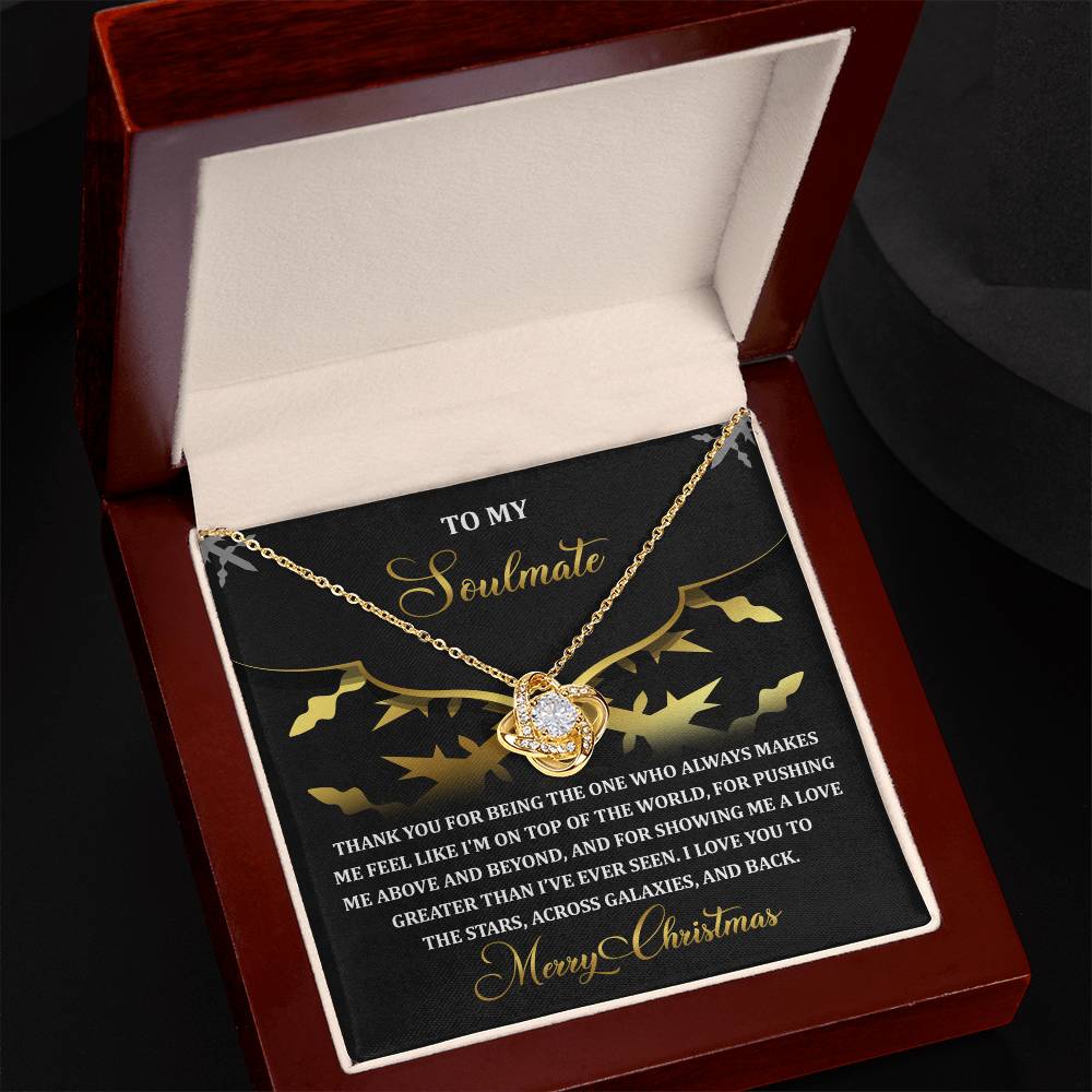 Top Of The World - Love Knot Necklace For Soulmate For Christmas