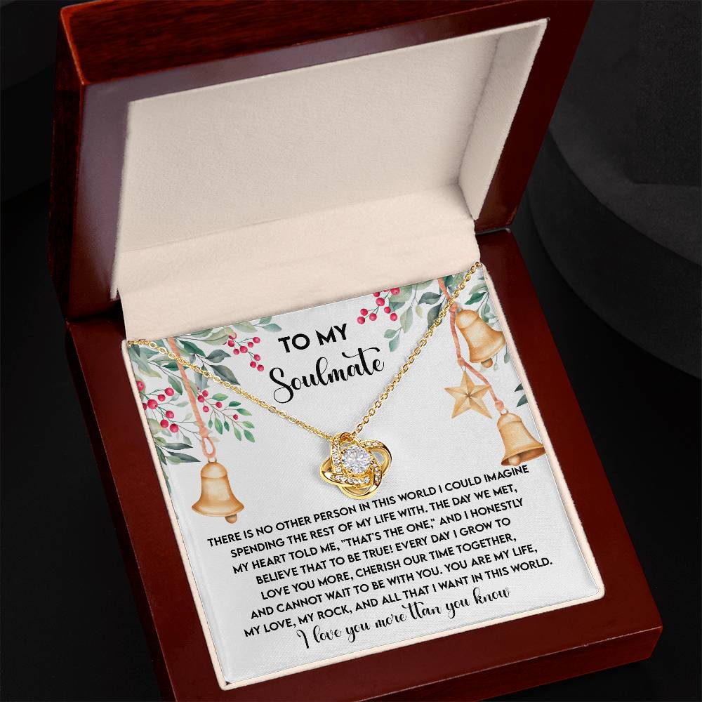 No Other Person - Love Knot Necklace For Soulmate For Christmas