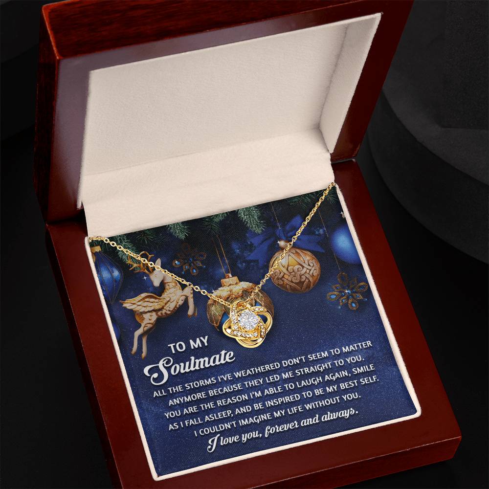 Straight To You - Love Knot Necklace For Soulmate For Christmas