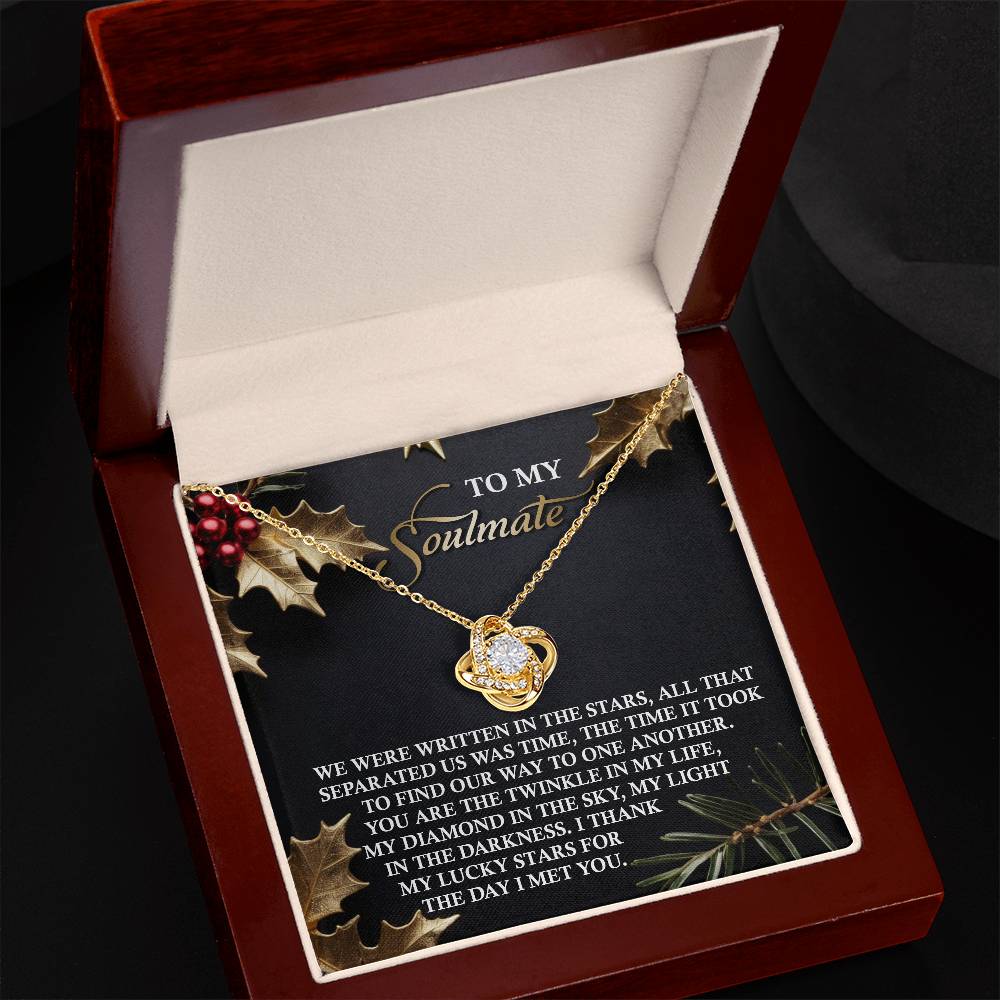 In The Stars - Love Knot Necklace For Soulmate For Christmas