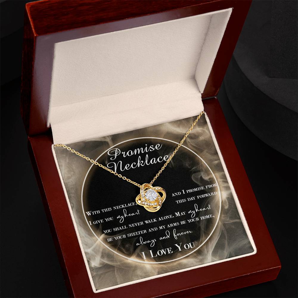 Promise Necklace - Love Knot Necklace For Wife