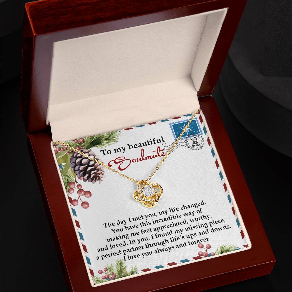 Perfect Partner - Love Knot Necklace For Soulmate For Christmas