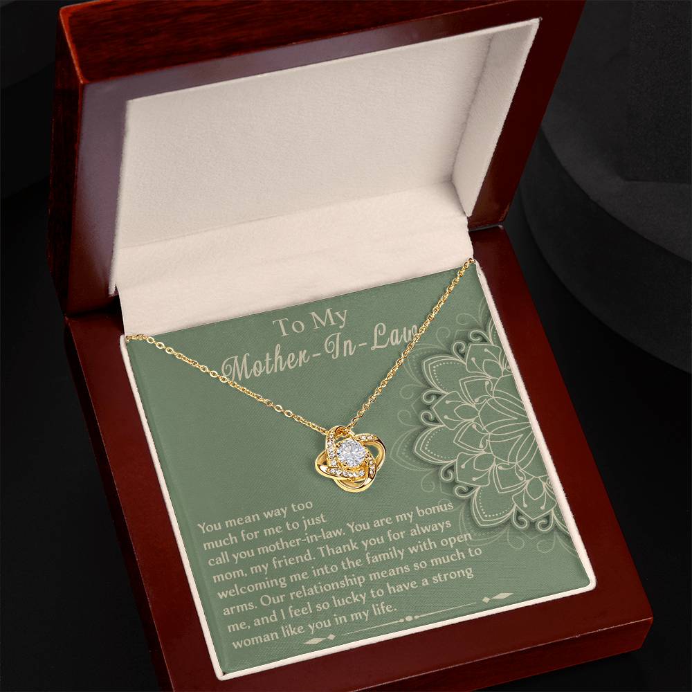 Strong Woman Like You - Love Knot Necklace For Mother-In-Law