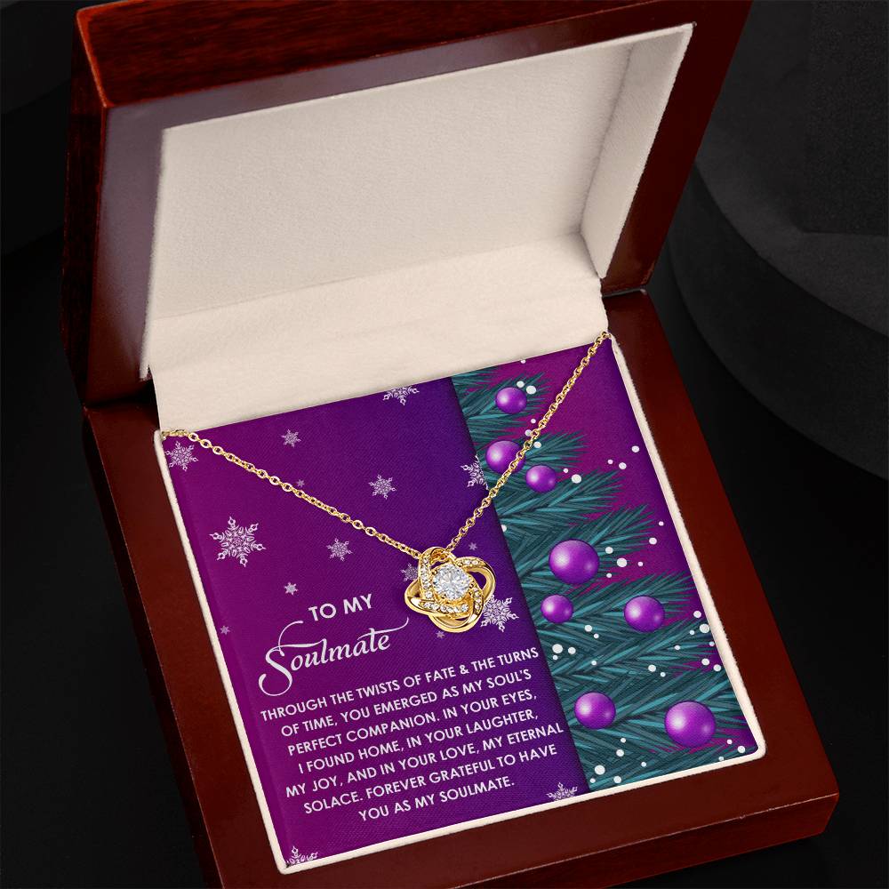 Perfect Companion - Love Knot Necklace For Soulmate For Christmas
