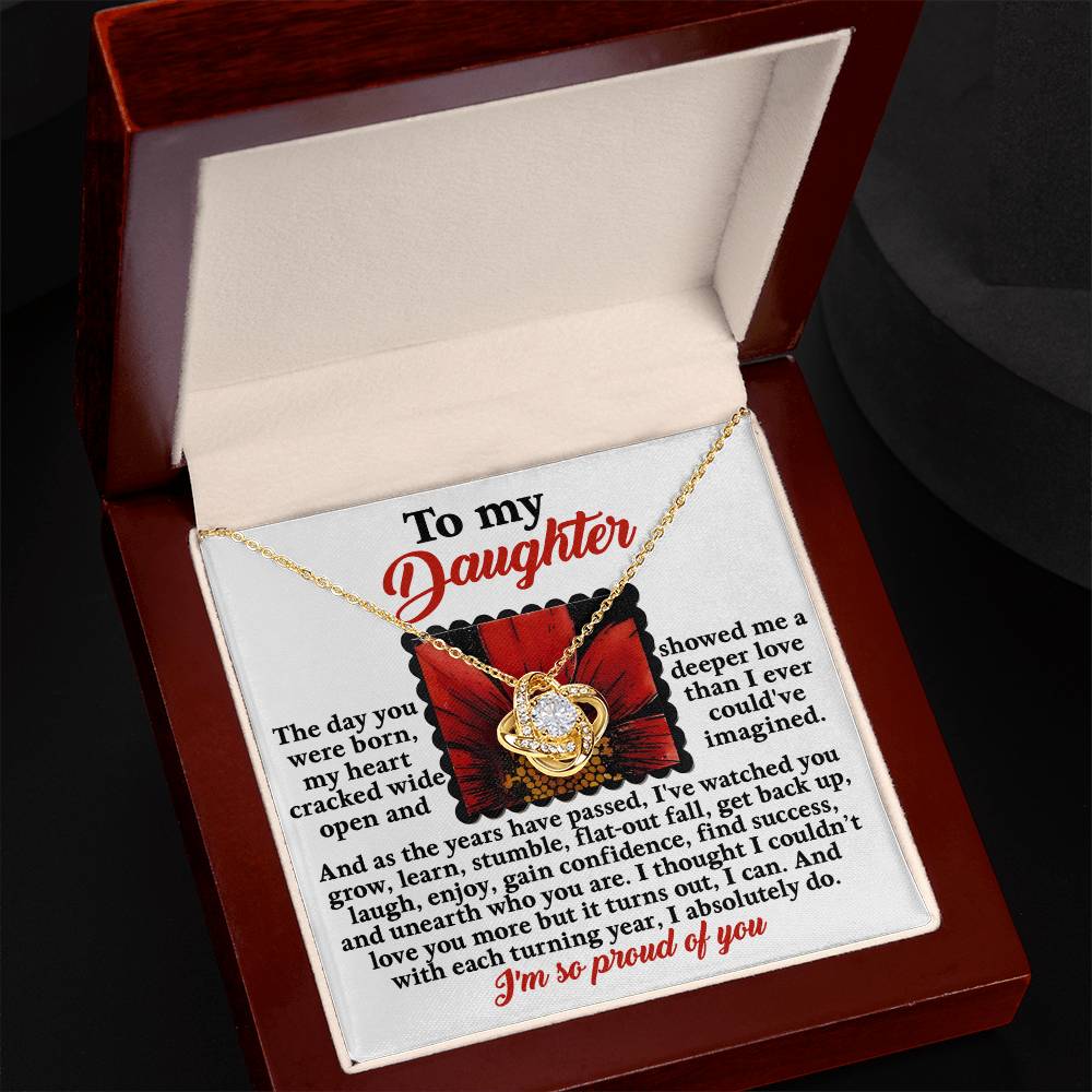 A Deeper Love - Love Knot Necklace For Daughter