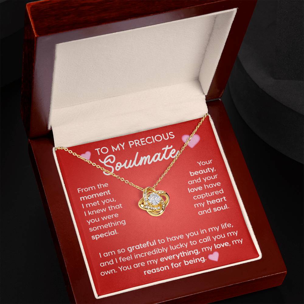 My Precious Soulmate - Love Knot Necklace For Soulmate