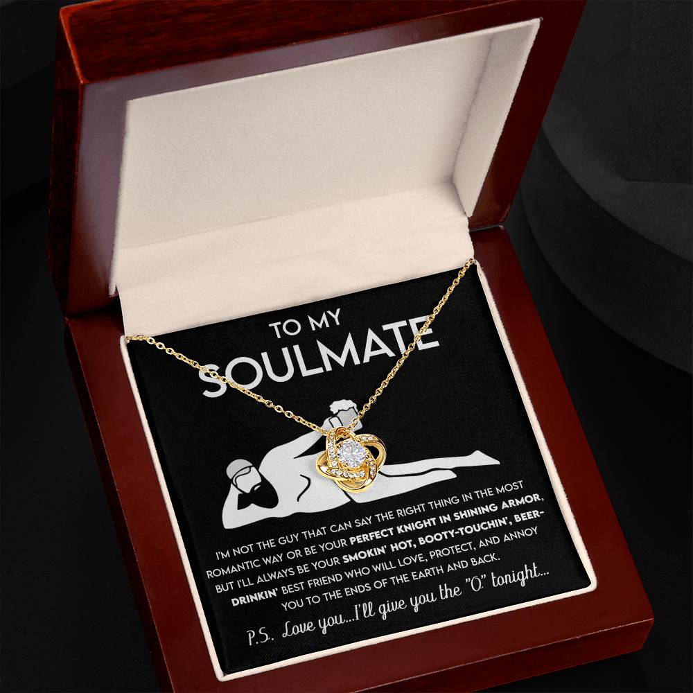 Not Your Perfect Knight - Love Knot Necklace For Soulmate