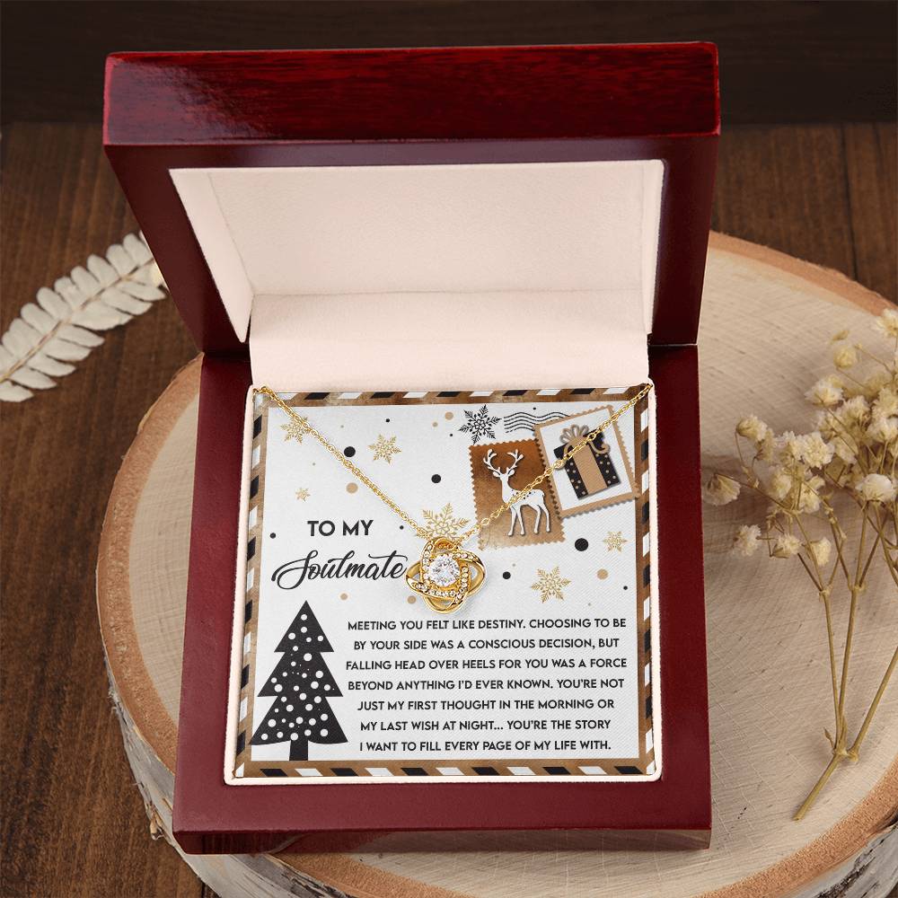 Like Destiny - Love Knot Necklace For Soulmate For Christmas