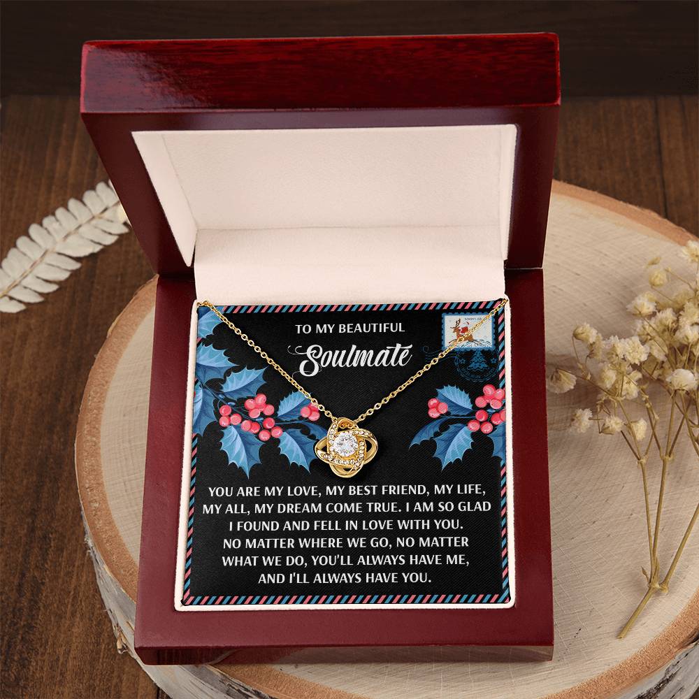 My Dream Come True - Love Knot Necklace For Soulmate For Christmas