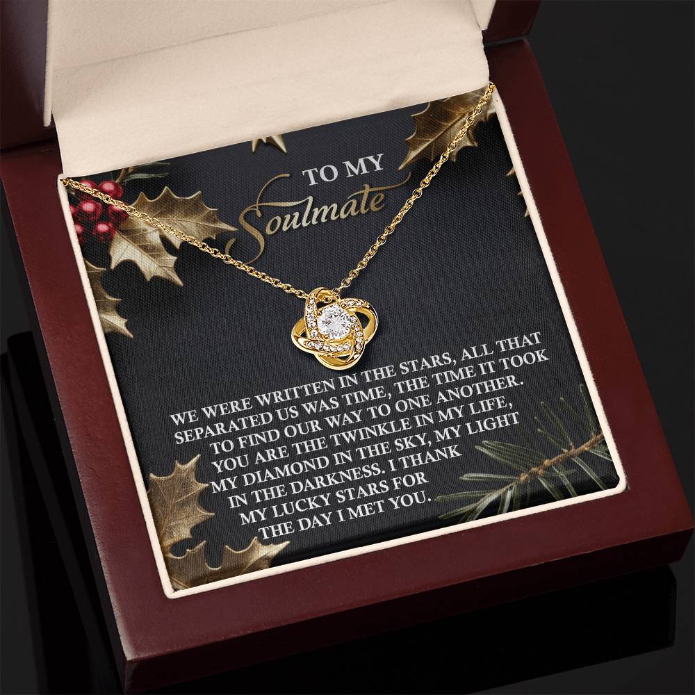 In The Stars - Love Knot Necklace For Soulmate For Christmas