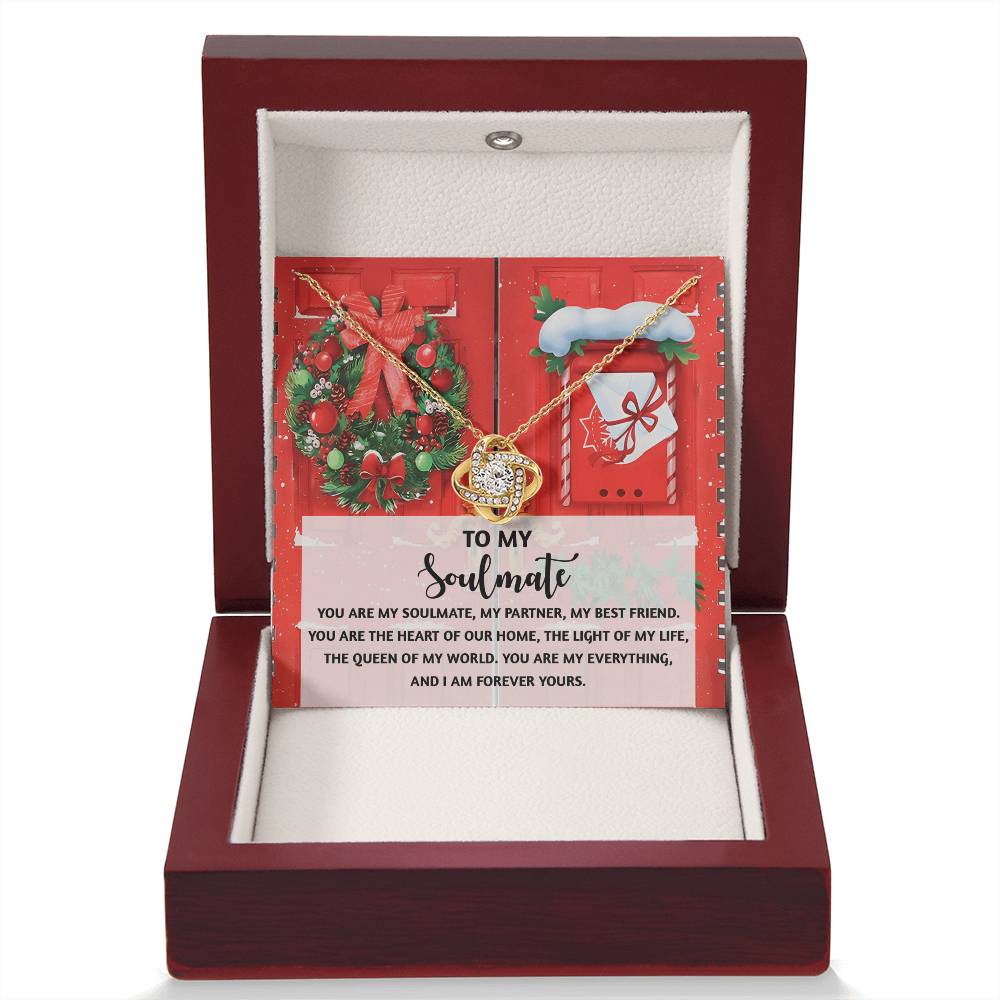 Heart Of Our Home - Love Knot Necklace For Soulmate For Christmas