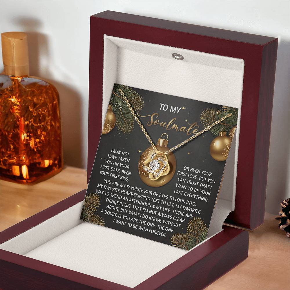 Without A Doubt - Love Knot Necklace For Soulmate For Christmas