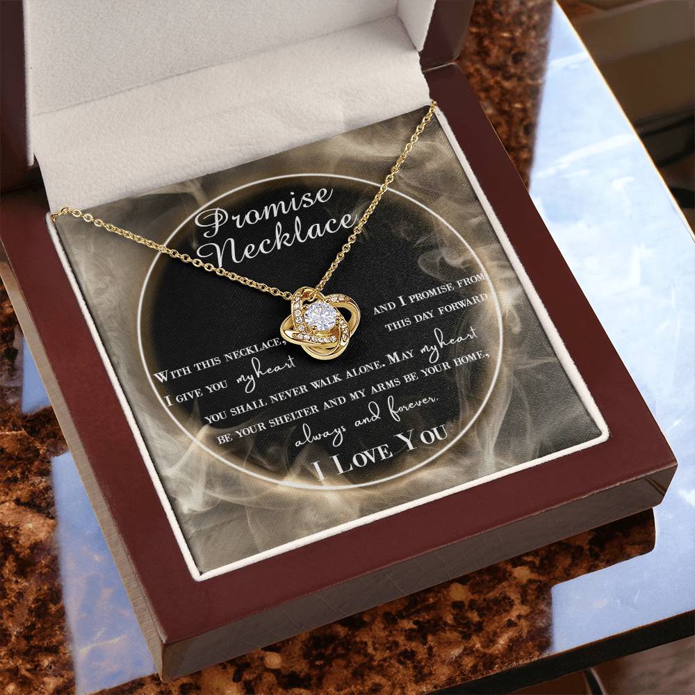 Promise Necklace - Love Knot Necklace For Wife