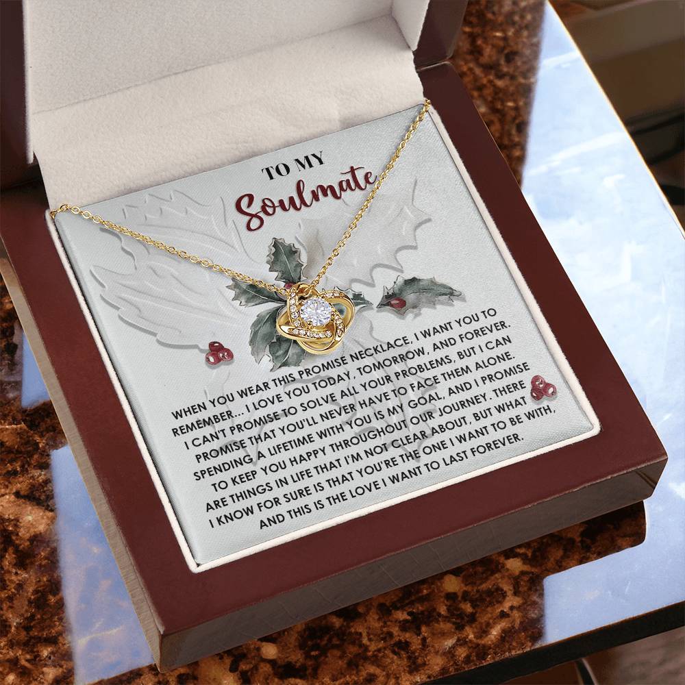 You're The One - Love Knot Necklace For Soulmate For Christmas