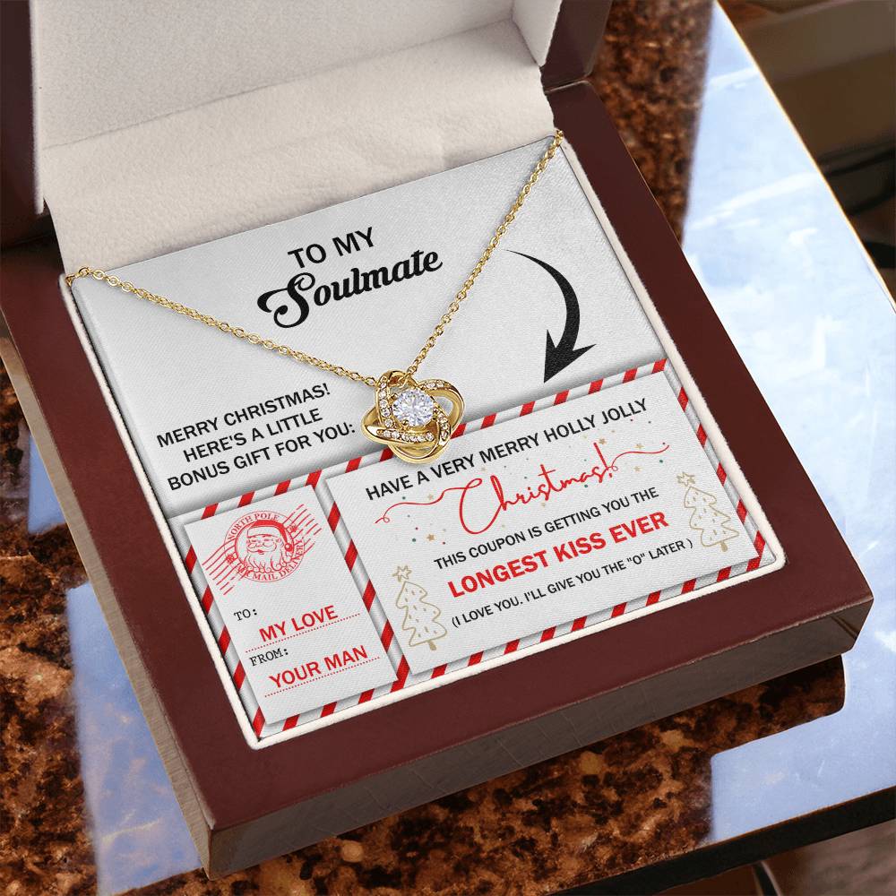 Christmas Coupon - Love Knot Necklace For Soulmate For Christmas