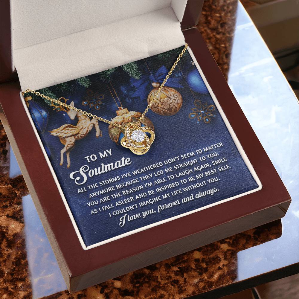 Straight To You - Love Knot Necklace For Soulmate For Christmas
