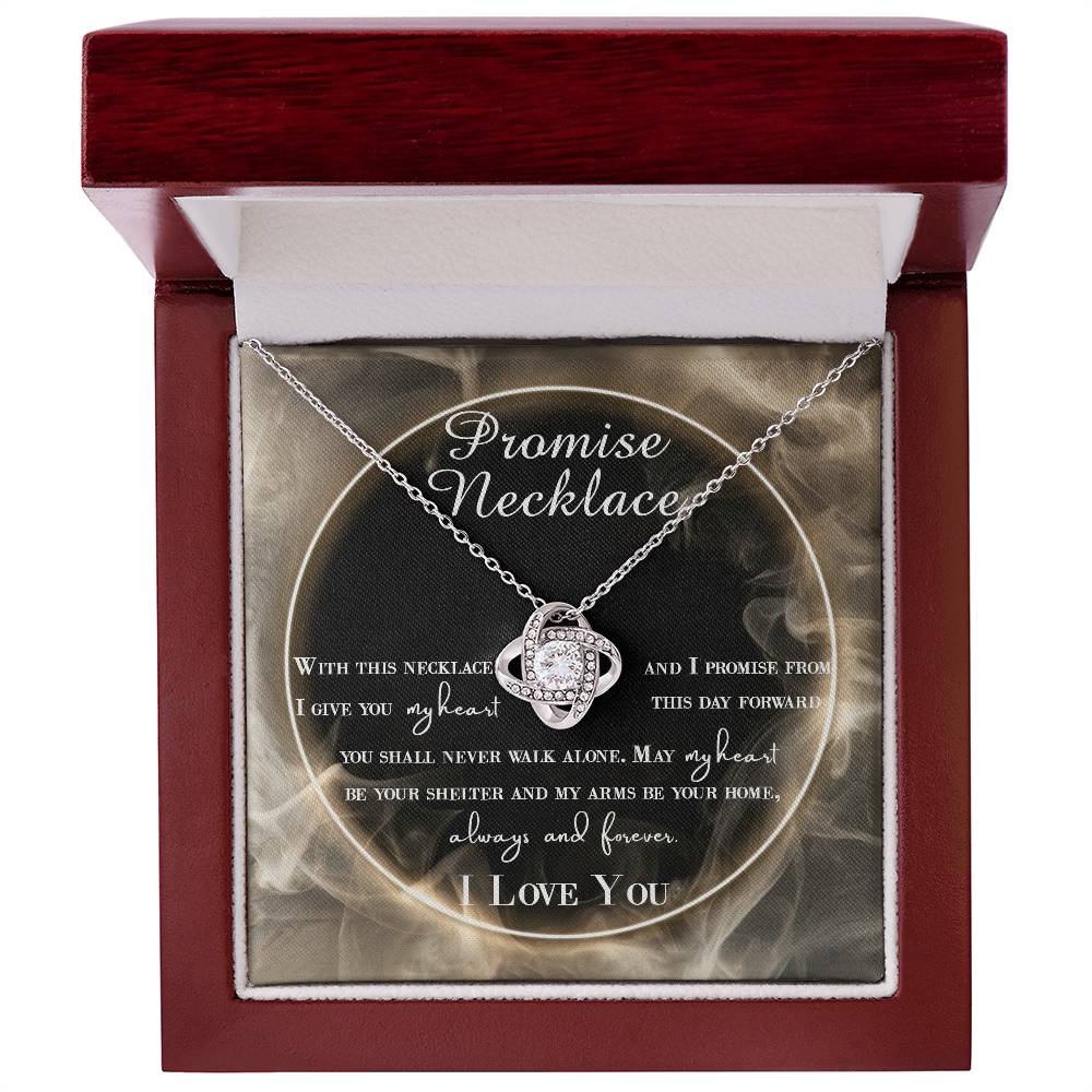 Promise Necklace - Love Knot Necklace For Wife