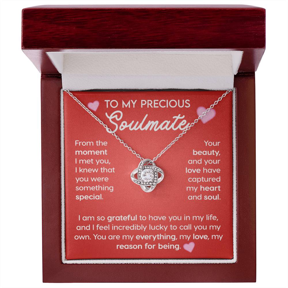 My Precious Soulmate - Love Knot Necklace For Soulmate