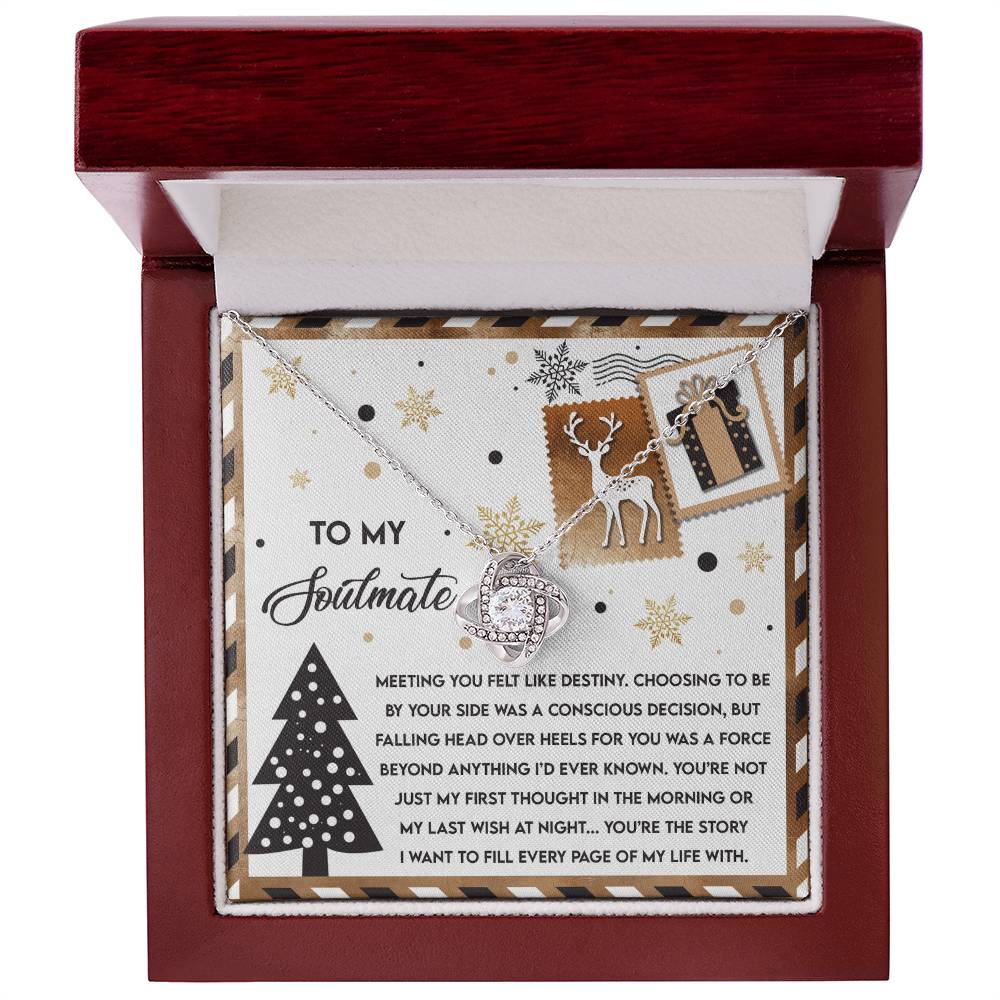 Like Destiny - Love Knot Necklace For Soulmate For Christmas