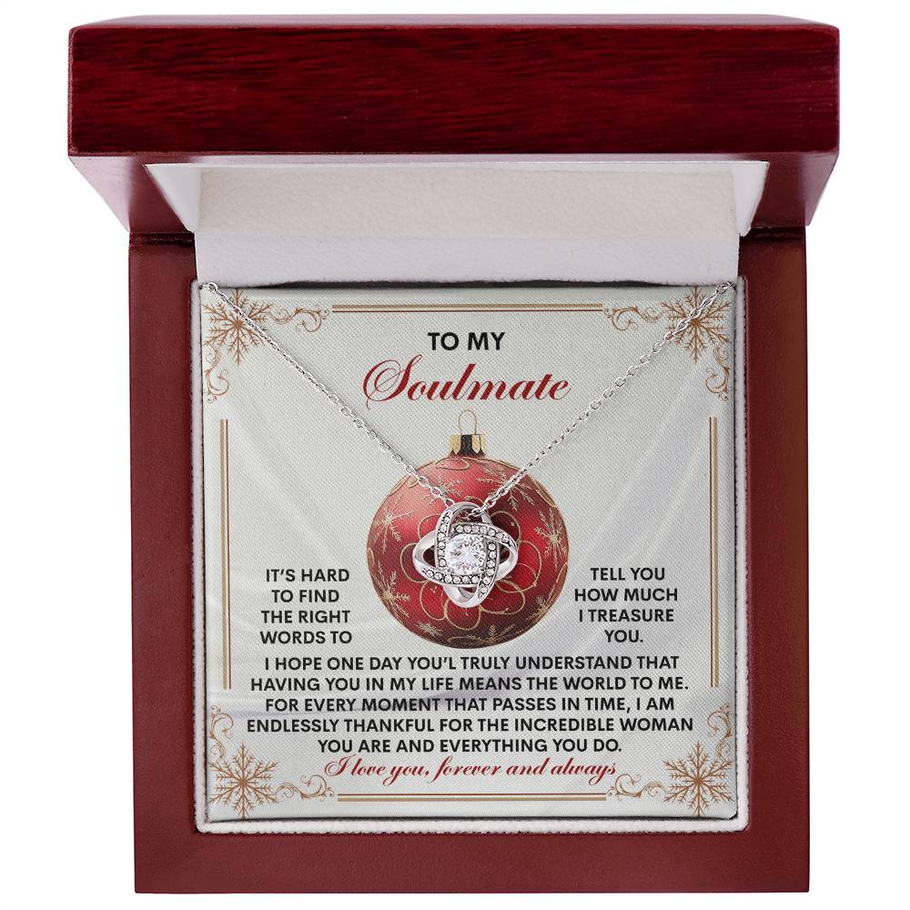 Incredible Woman - Love Knot Necklace For Soulmate For Christmas