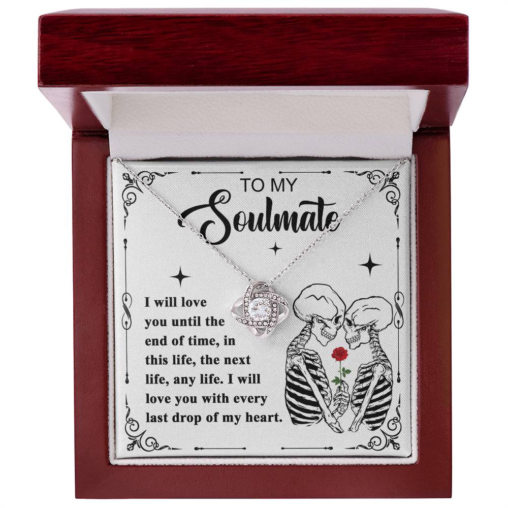 Until The End Of Time - Love Knot Halloween Necklace