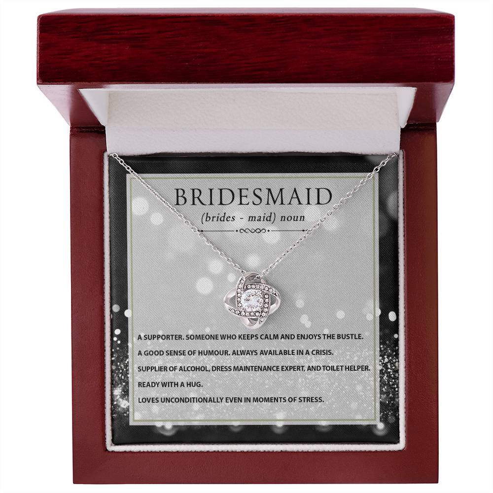 My Bridesmaid - Love Knot Necklace For Bridesmaid