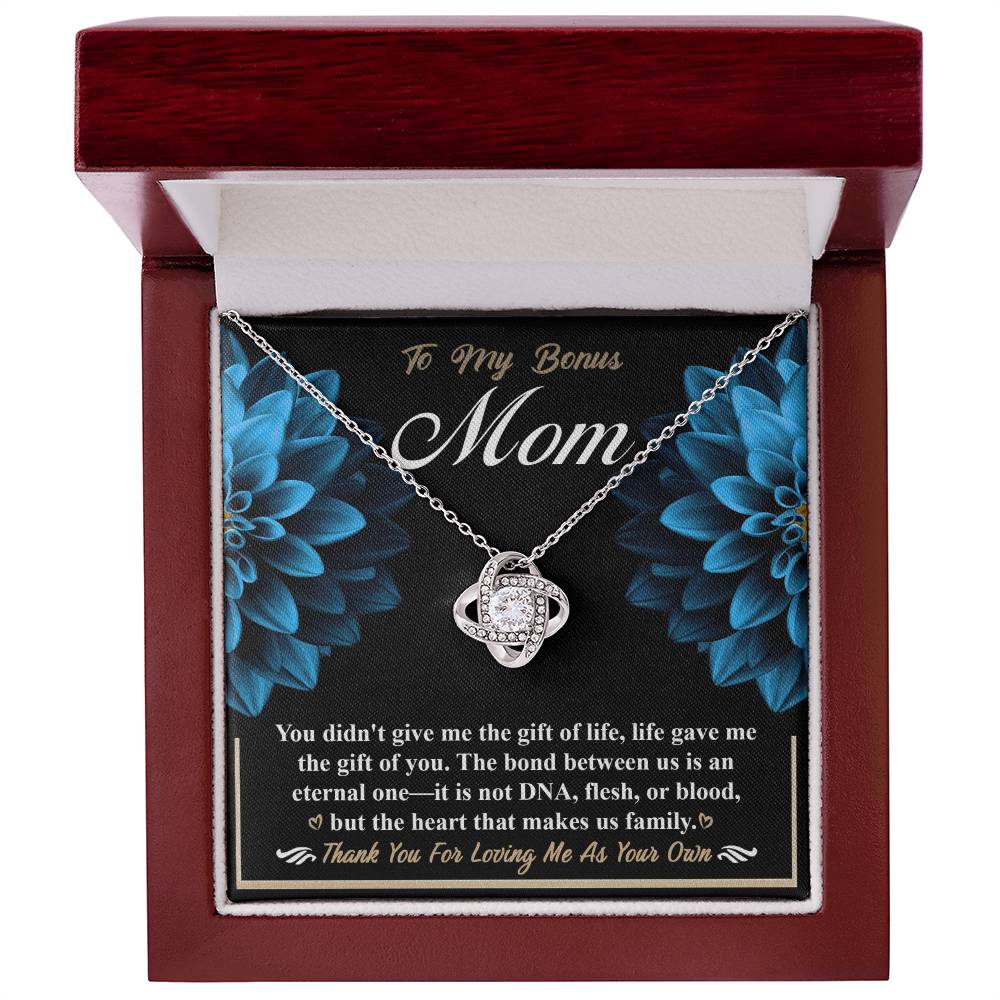 Gift Of You - Love Knot Necklace For Bonus Mom