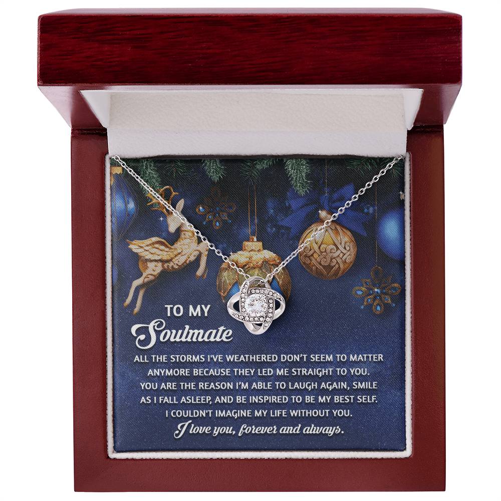 Straight To You - Love Knot Necklace For Soulmate For Christmas