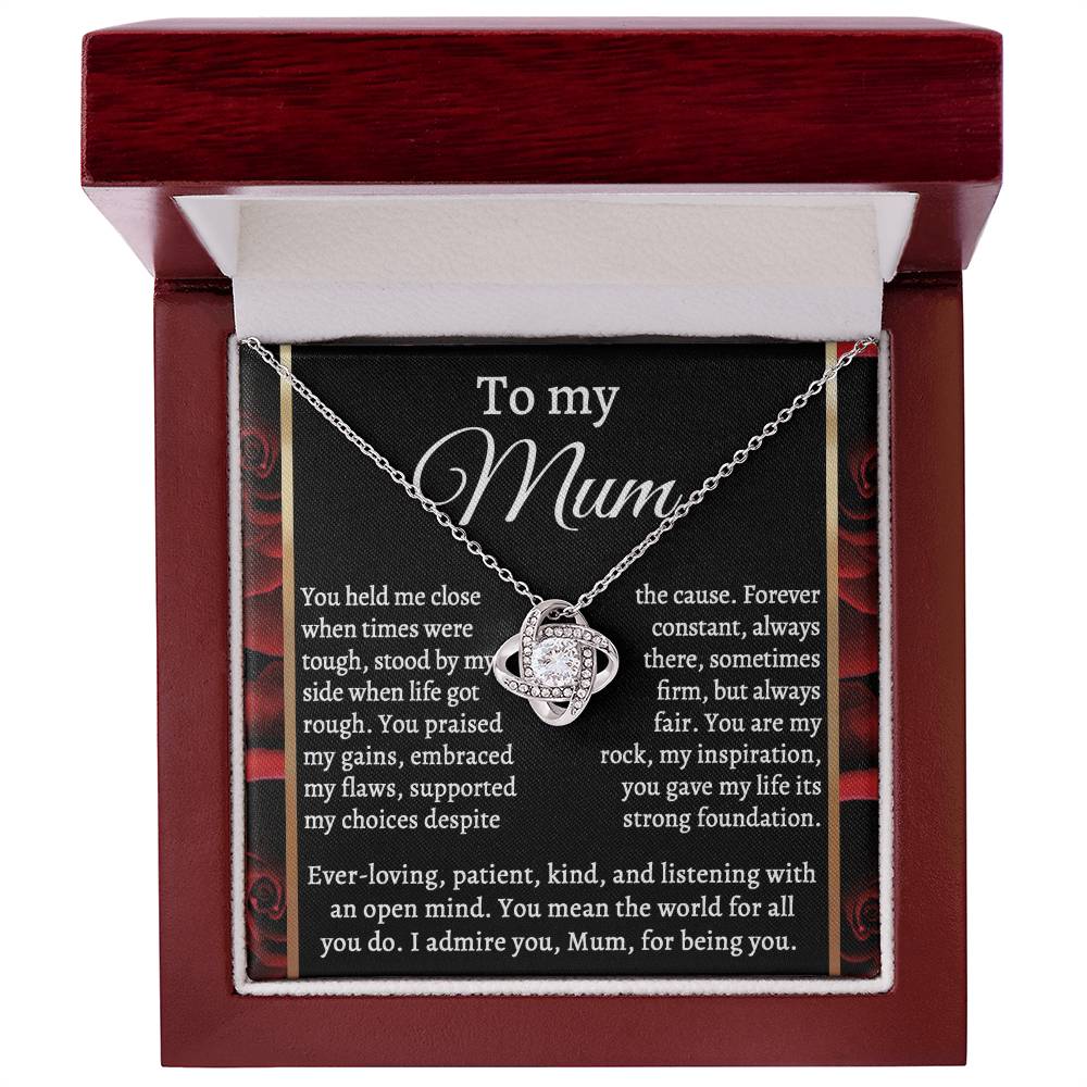 For All You Do - Love Knot Necklace For Mom