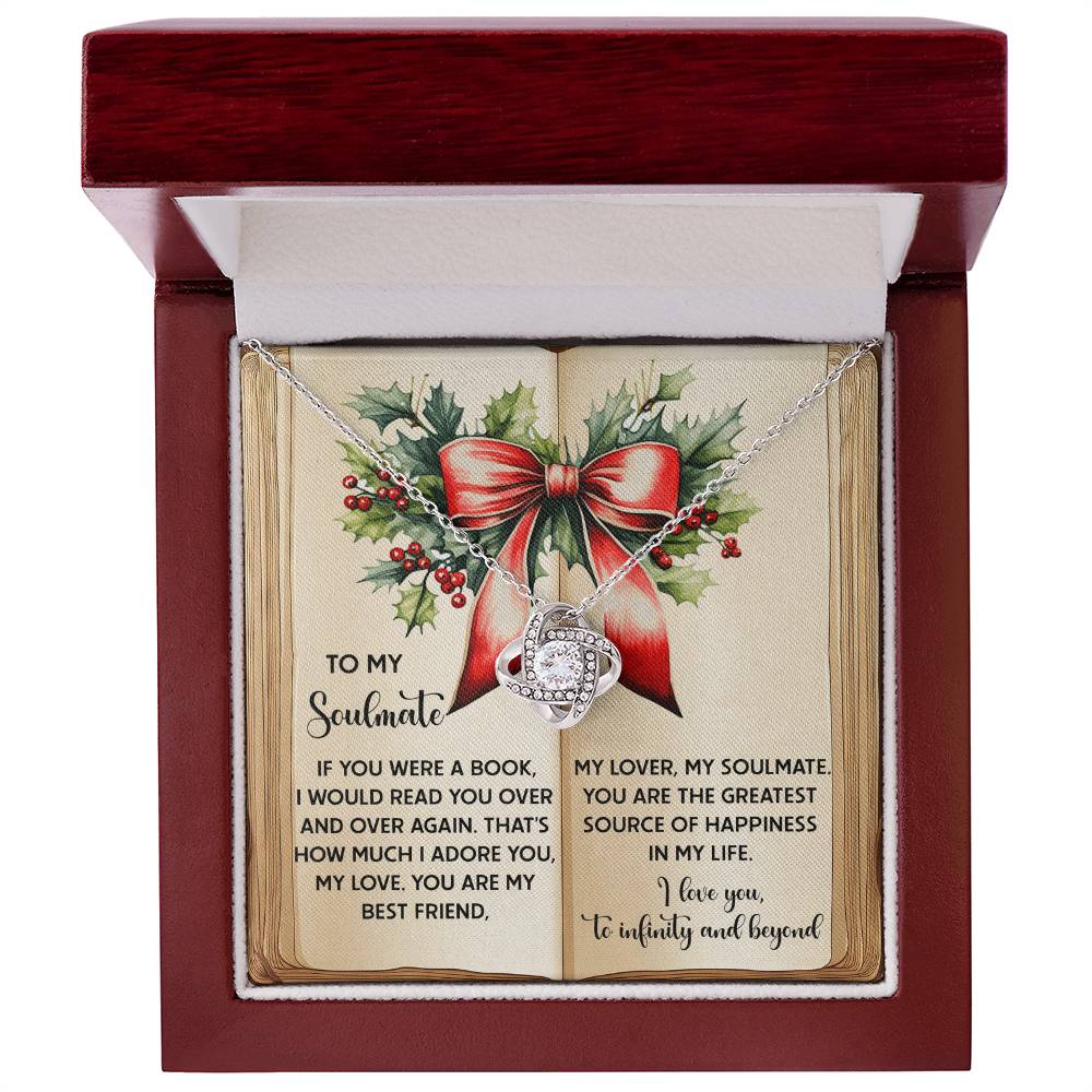 Over Again - Love Knot Necklace For Soulmate For Christmas