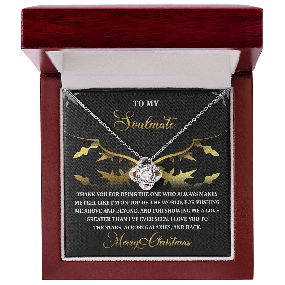 Top Of The World - Love Knot Necklace For Soulmate For Christmas