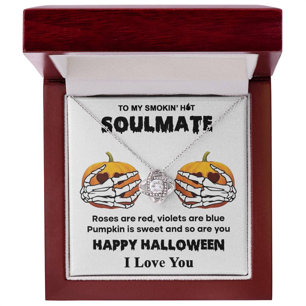 Sweet Pumpkin - Love Knot Halloween Necklace For Soulmate