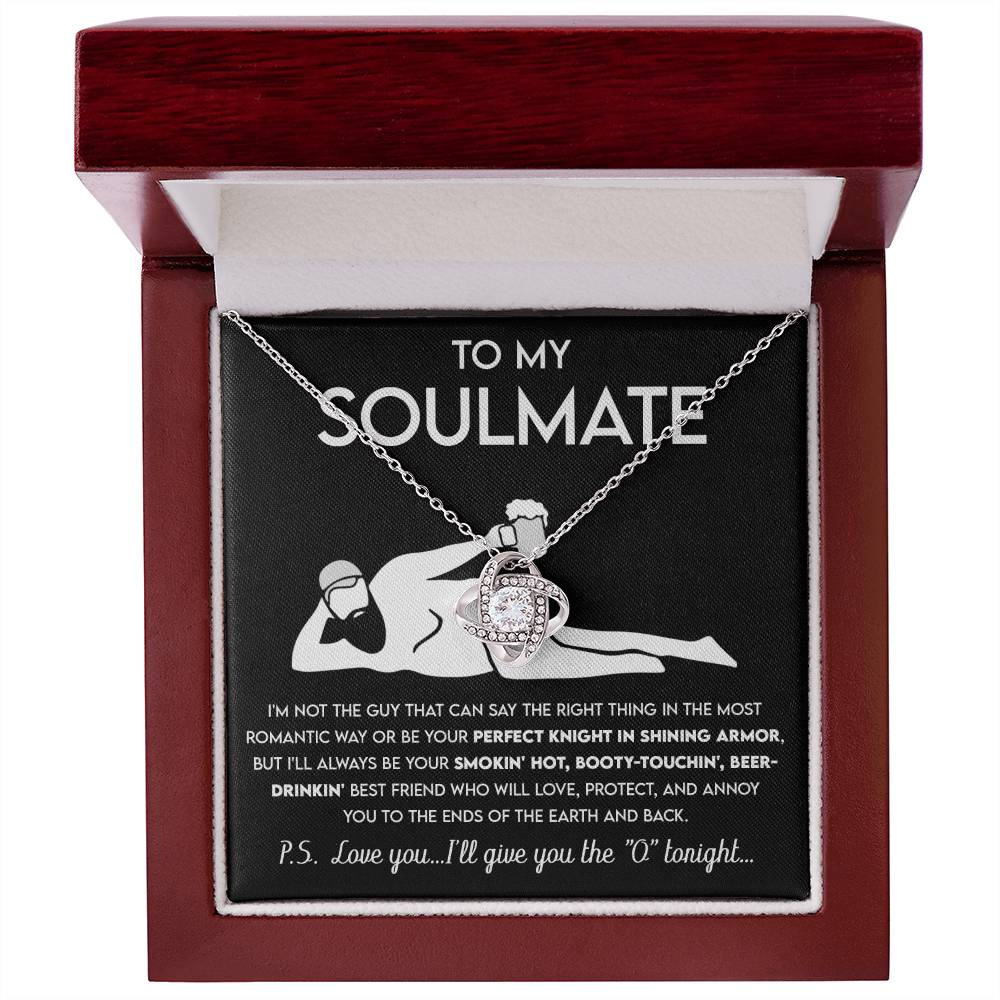 Not Your Perfect Knight - Love Knot Necklace For Soulmate
