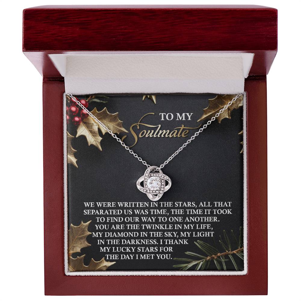 In The Stars - Love Knot Necklace For Soulmate For Christmas