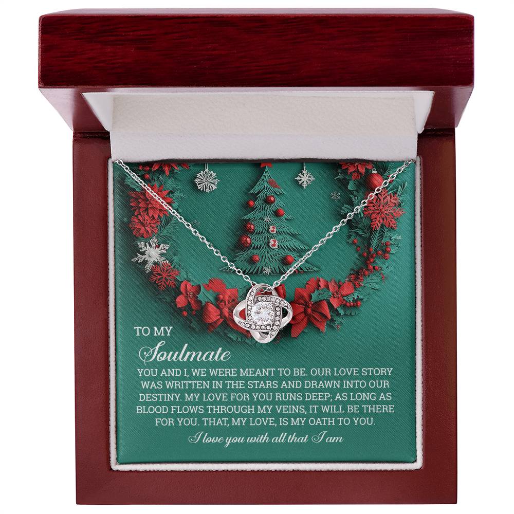 Love Story - Love Knot Necklace For Soulmate For Christmas