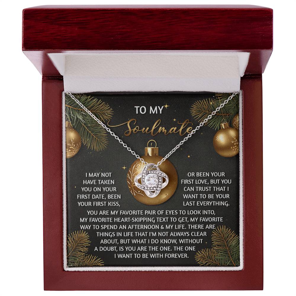 Without A Doubt - Love Knot Necklace For Soulmate For Christmas